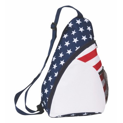 600Denier Polyester Patriot Sling Pack