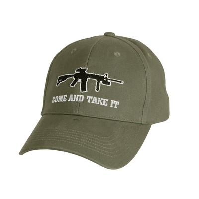 Olive Drab Come And Take It Low Profile Insignia Cap