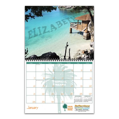 Reflections Wire-bound 12-Month/13-Photo Wall Calendar