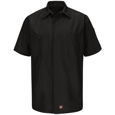 Red Kap™ Unisex Short Sleeve Crew Shirt - Black