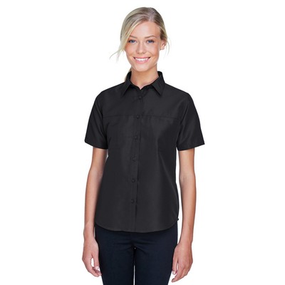 Harriton Ladies' Key West Short-Sleeve Performance Staff Shirt