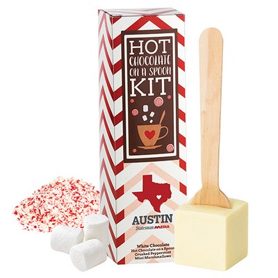 Hot Chocolate on a Spoon Kit (White Chocolate)