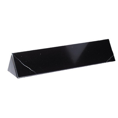 Black Marble Desk Name Bar