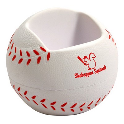 Baseball Stress Reliever Desktop Bin