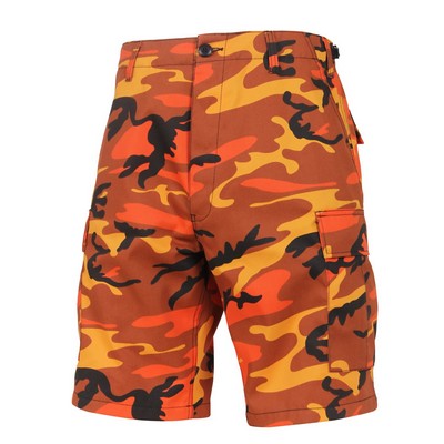 Savage Orange Camo B.D.U. Combat Shorts (XS to XL)