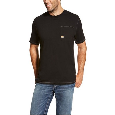 Ariat® Men's Black Rebar® Workman™ Short Sleeve T-Shirt