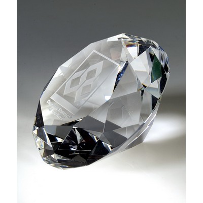 Crystal Diamond Paperweight