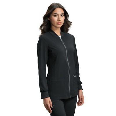 koi - Basics - Women's 4-Pocket Rib Collar Andrea Jacket