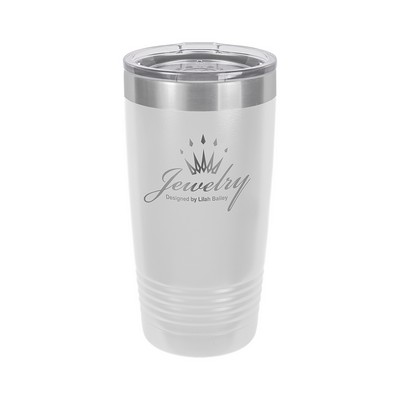 20 Oz. White Polar Camel Ringneck Tumbler