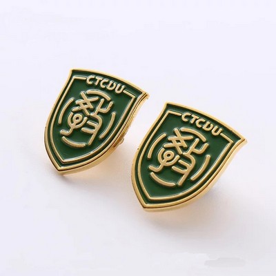 Custom Cheap Iron Die Struck Soft Enamel Lapel Pins 1"