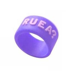 Embossed Print Silicone Finger Thumb Ring