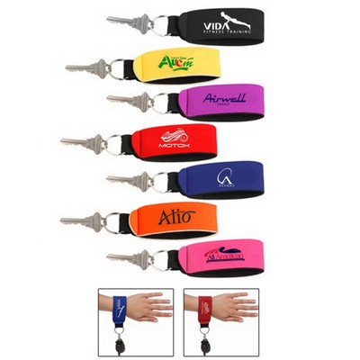 Neoprene Wrist Strap Key Holder