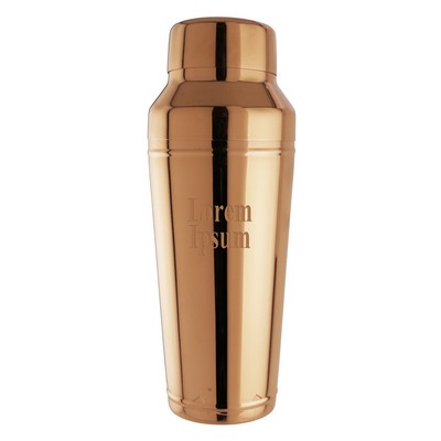 Speed-Pour™ Stainless Steel Cocktail Shaker w/Copper Finish