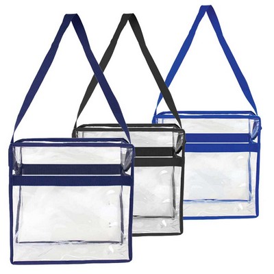 Crossbody Stadium Messenger Clear Tote