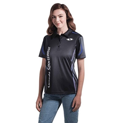 Sublimated Youth Short Sleeve Polo Shirt