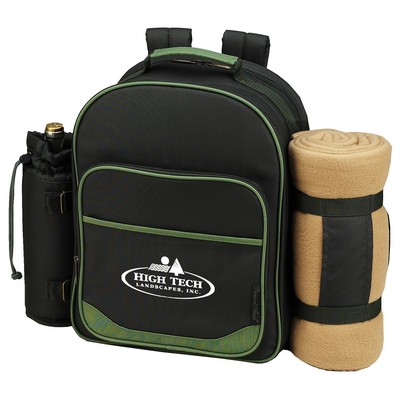 Picnic Backpack for 2 with Cooler & Blanket