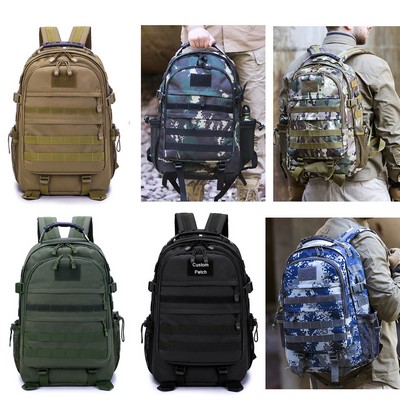 Tactical Big Backpack with Custom Logo Patch