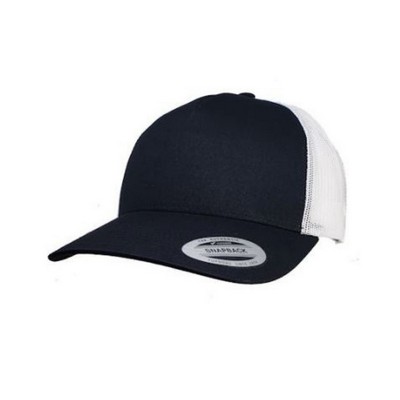 Big Size Black/White Yupoong Trucker Mesh Cap 2XL - 4XL