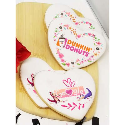 3.5" Valentine Logo Sugar Cookies