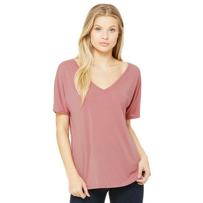 Bella+Canvas Womens Slouchy V-Neck Tee