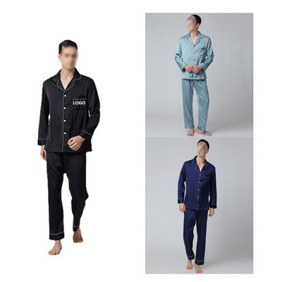 Men's Lightweight Satin Pajamas