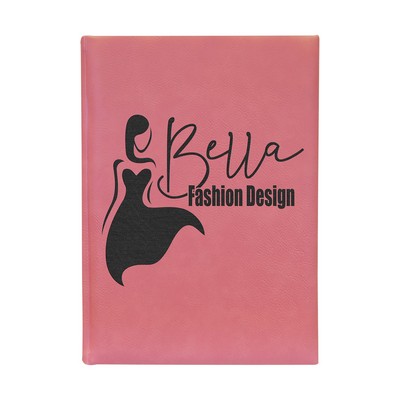 7" x 9¾" Pink Leatherette Sketch Book