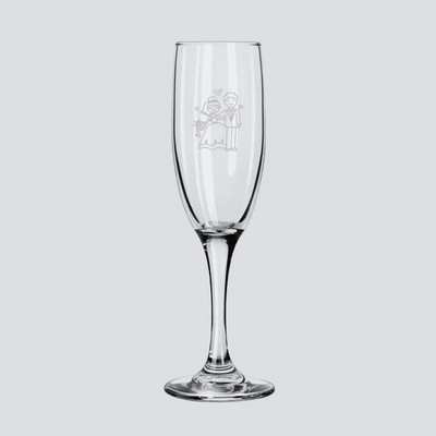 6 oz. Libbey Champagne Flutes 