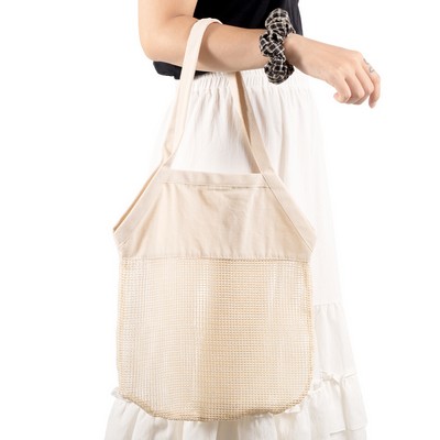 Cotton Reusable Mesh Shopping Bags