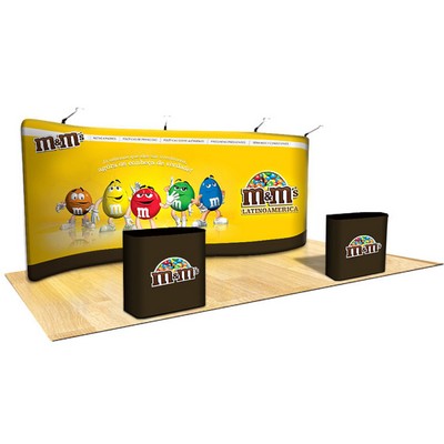 20' S Shaped Fabric Tension Displays