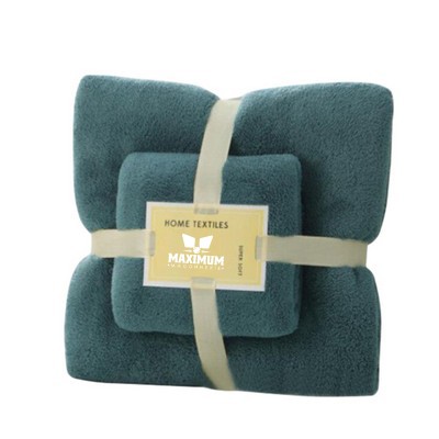 Coral Fleece Bath Towel Set