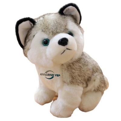 8" Hey Plush Furry Fella - Husky