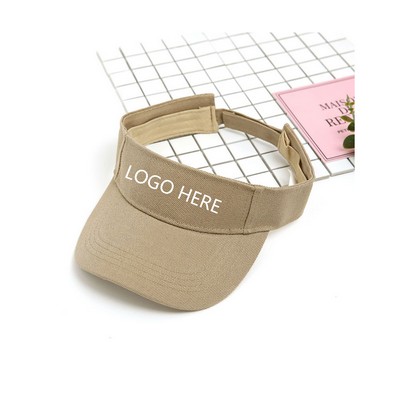 Cotton Twill Sun Visor