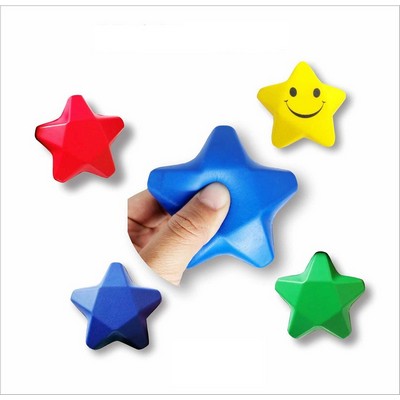 Foam Star Shaped Stress Ball with Custom Logo