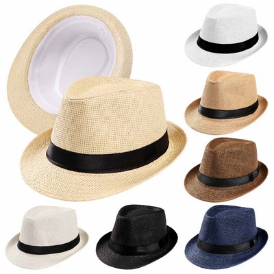 Wide Brimmed Panama Straw Hat