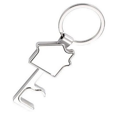 House Top Phone Stand Bottle Opener Keychain