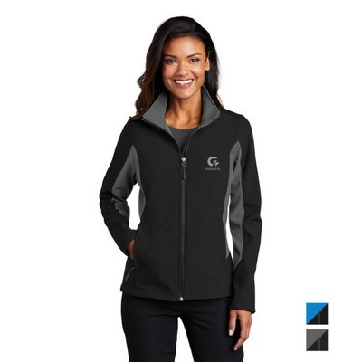 Port Authority® Ladies Core Colorblock Soft Shell Jacket