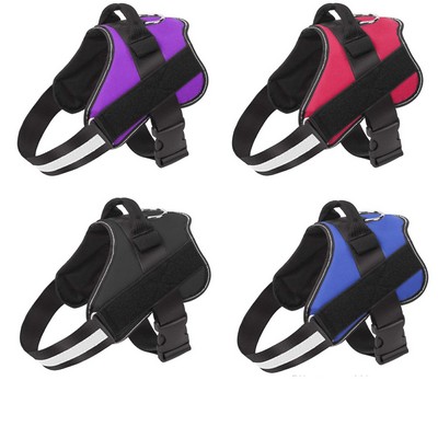 Adjustable Pet Reflective Dog Vest Harness