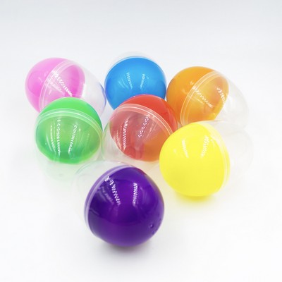 Easter Eggs Colorful Easter Shells Plastic Easter Eggs Bulk Fillable with Candy Treats Toys