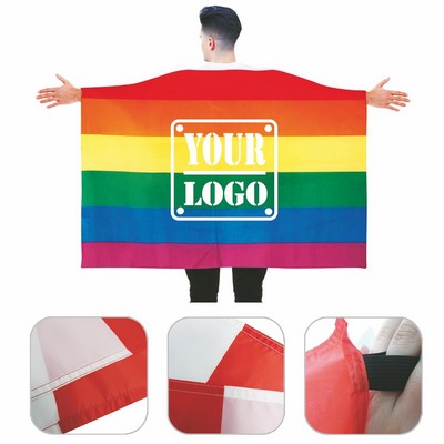 Rainbow Spirit Flag Cape