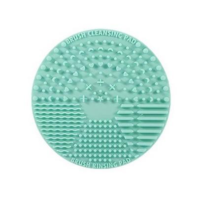 Brush Cleaning Mat, Silicone Makeup Cleaning Brush Scrubber Washing Tool Cosmetic with Suction Cup