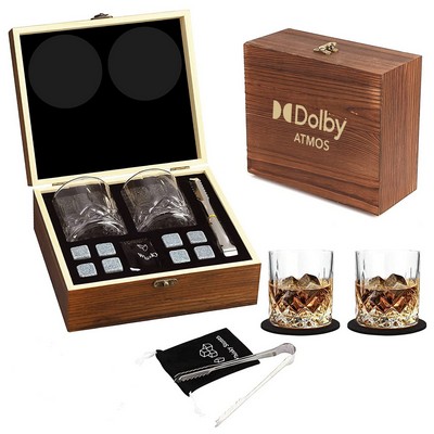 Whiskey Stone & Glasses Gift Set - OCEAN