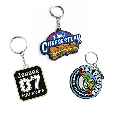 PVC Custom Shape Key Chain