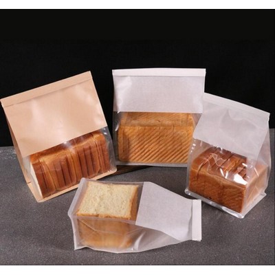 Toast One-time Visible Food Bag Roll Edge Sealing Custom