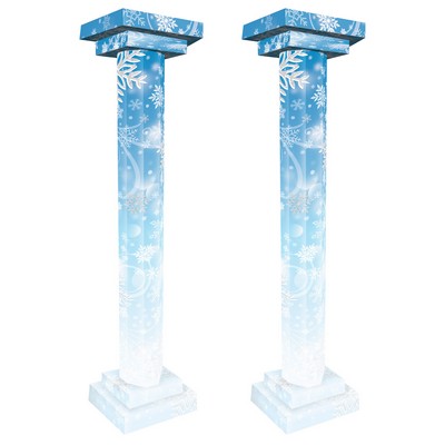 Winter Wonderland 3-D Tall Column Props