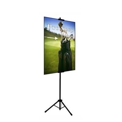 Tripod Multi-Use Stand with 1-24x36 foamboard sign. No Minimums!