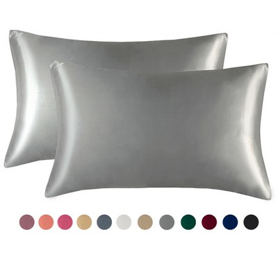 2 Pack Silk Satin Pillowcase