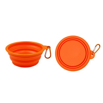 Collapsible Pet Bowl with Carabiner