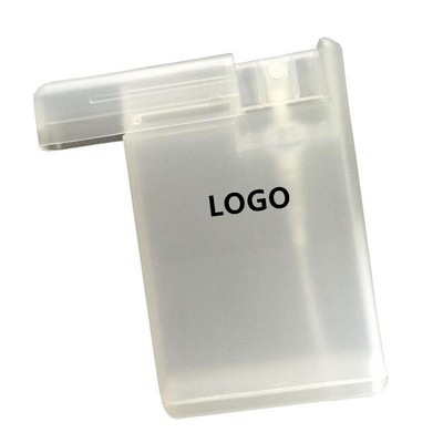 20ml Credit Card Shape Pocket Plastic Perfume/Hand Sanitizer Spray Bottle