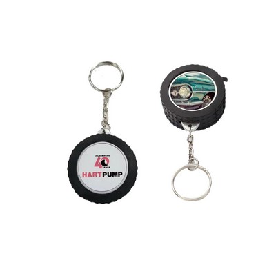 Mini Tape Measure Keychain