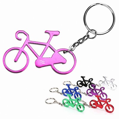 Bicycle Keychain Bottle Opener